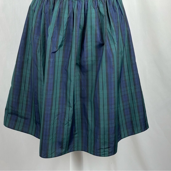 Vineyard Vines Strapless Plaid Stripe Velvet Holiday Party Event Dress NWT - Picture 6 of 12